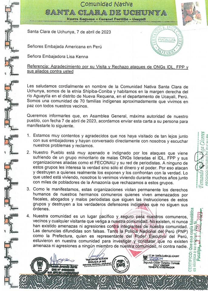 Documento 1 de la noticia Visita de la embajadora Lisa Kenna a la comunidad