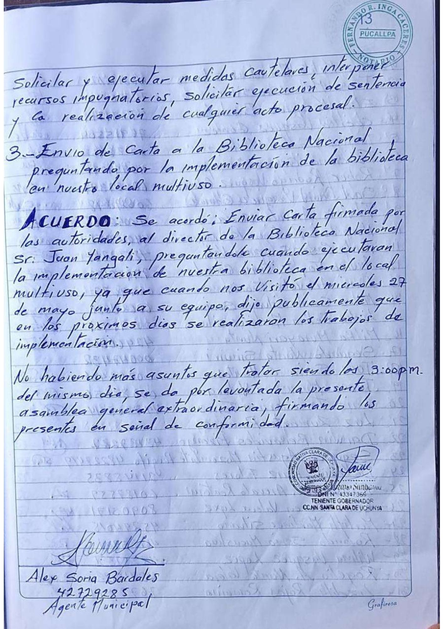 Documento 4 de la noticia Nuestra asamblea General acuerda la forma de distribución de