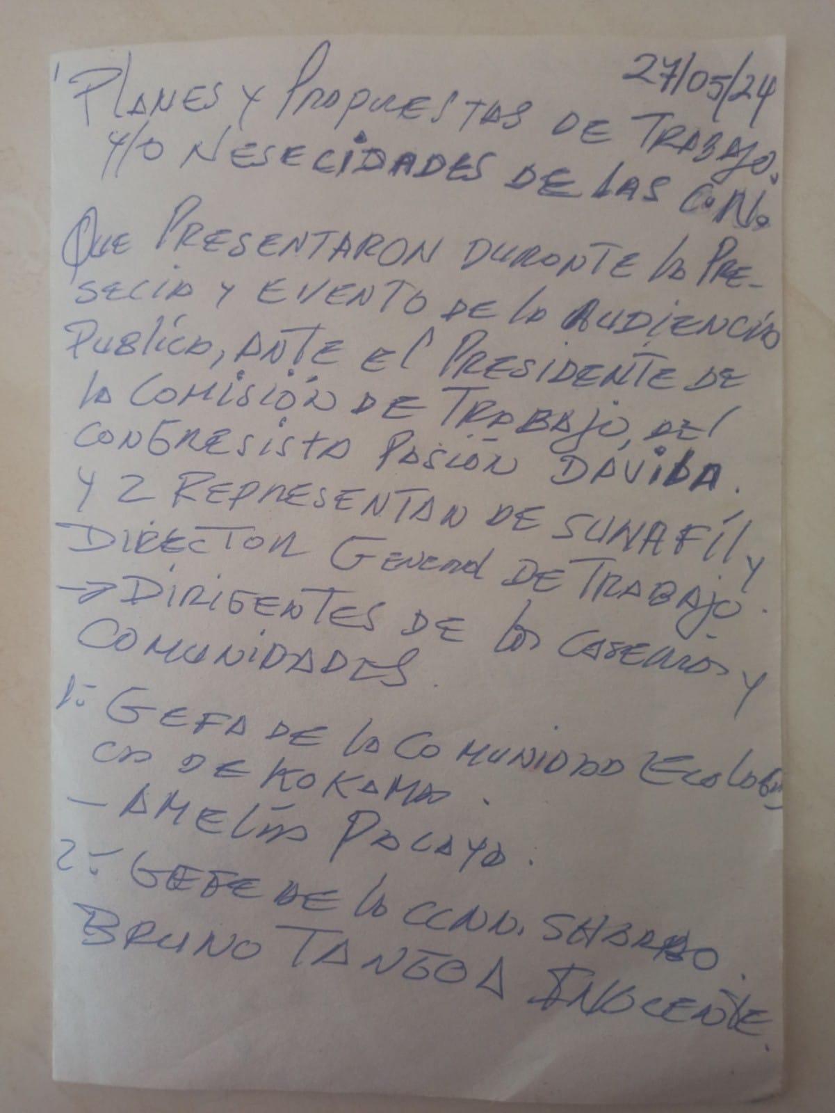 Foto adicional — El domingo pasado nuestra comunidad recibió al Congreso de…