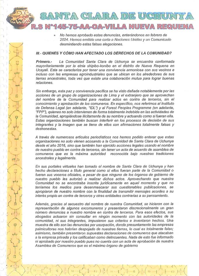 Documento 4 de la noticia Fiscalía acoge denuncia por coacción contra IDL y FPP
