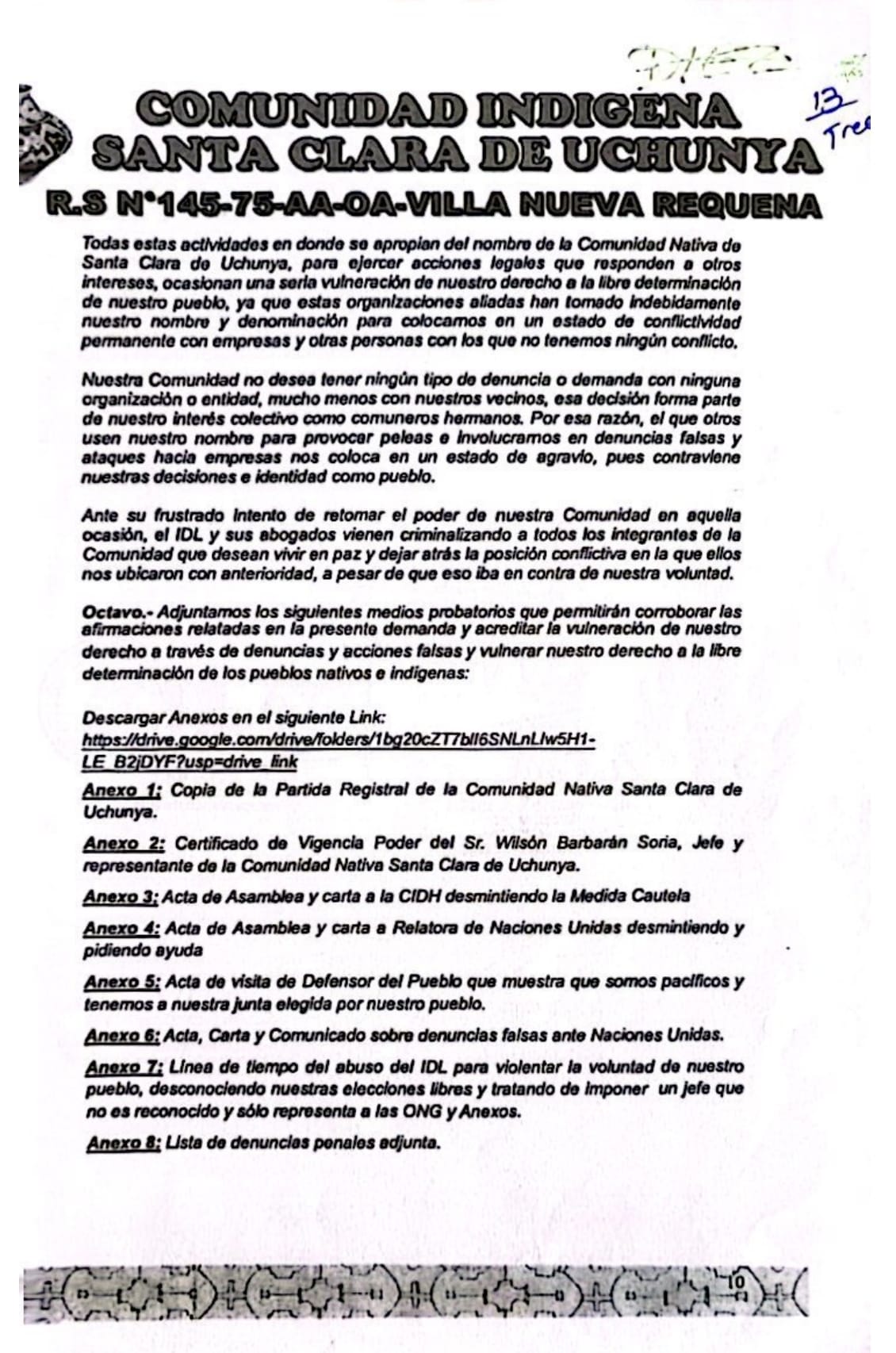 Documento 21 de la noticia Fiscalía acoge denuncia por coacción contra IDL y FPP