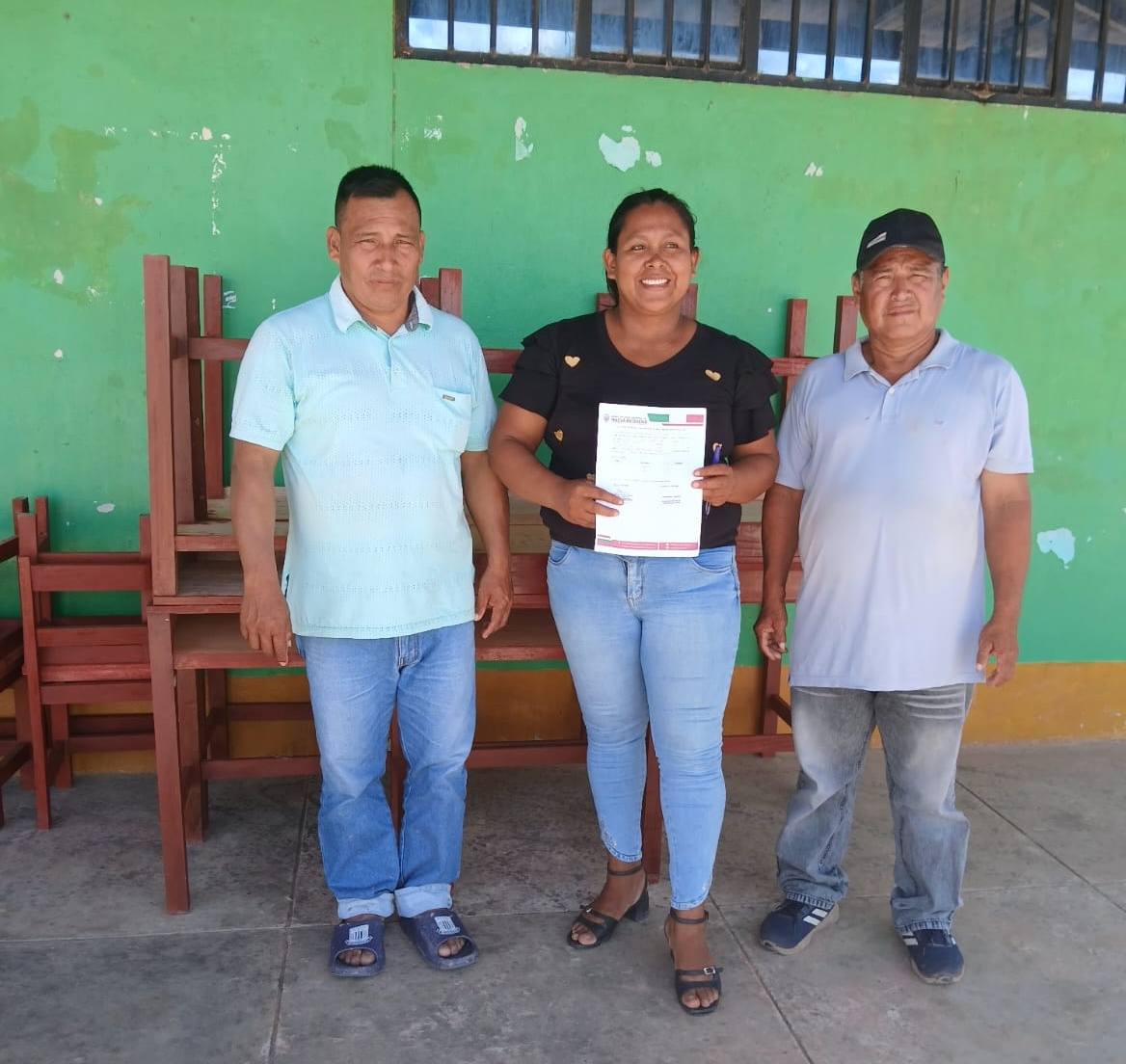 Donación de 10 módulos escolares de la Municipalidad